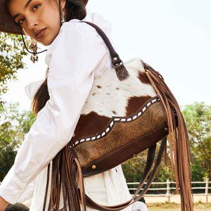 Myra Bag BROWN FRECKLES CONCEALED CARRY BAG